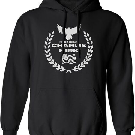 Charlie Kirk Forever in Our Hearts Hoodie