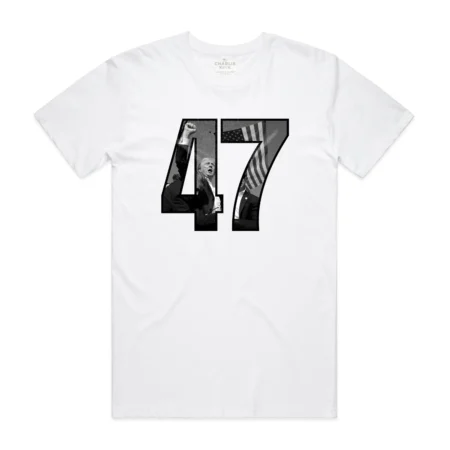 Charlie Kirk Trump 47 Tee