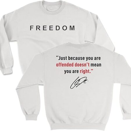 Freedom Offended Does not Mean You are Right Charlie Kirk Sweatshirt
